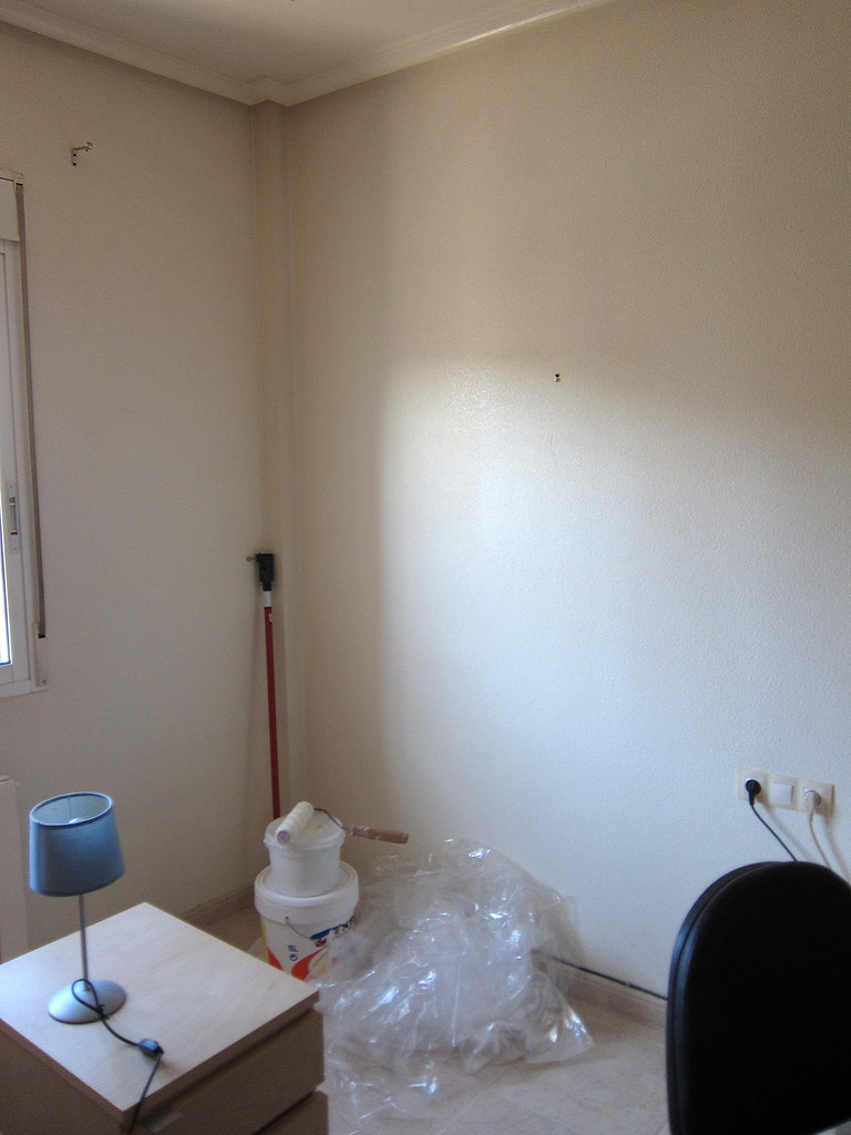 Interior repaint underway